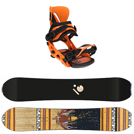Комплит сноуборд STRAIGHT + крепления DSW